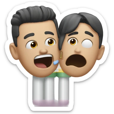 Short friend “Pez” crying sticker