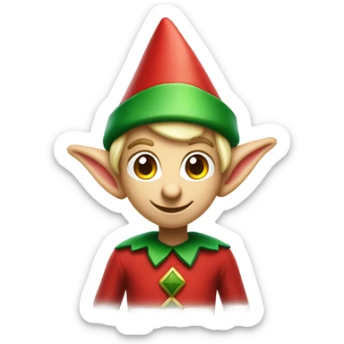 Satan’s elf on a shelf  sticker