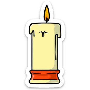 candle sticker