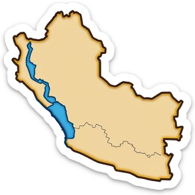 I want that you generate an exact Peru map emoji sticker