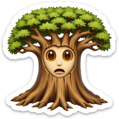 hallow tree sticker