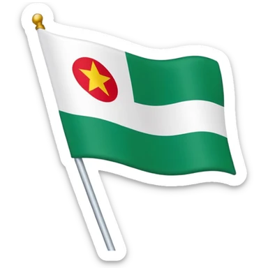 Khabarovsk Krai flag simple design sticker