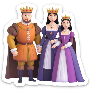 Henry VIII and Anne Boleyn sticker