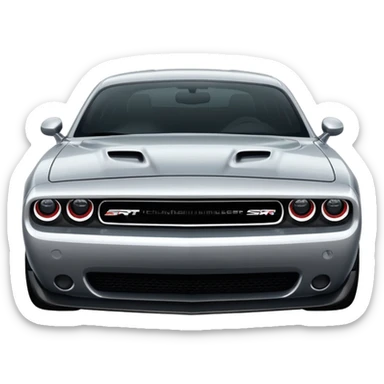 Dodge challenger srt logo sticker