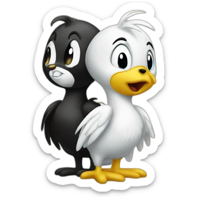 Tweety & Sylvester sticker