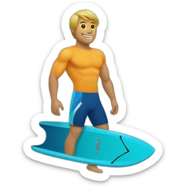 bodyboard sticker