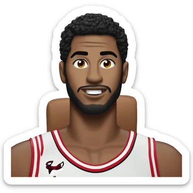 Derrck Rose en los Chicago bulls  sticker