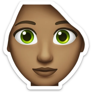 Photographer with green eyes sticker