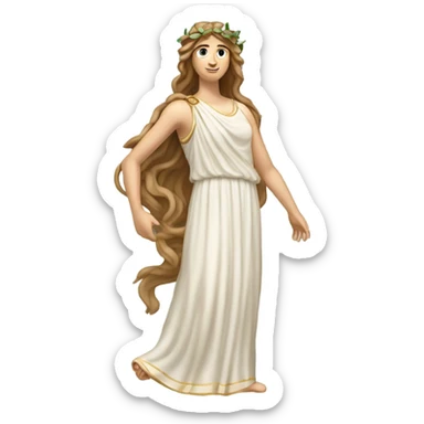 apollo as a girl sticker