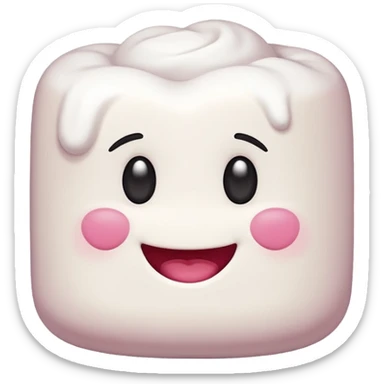 Marshmallow in love sticker
