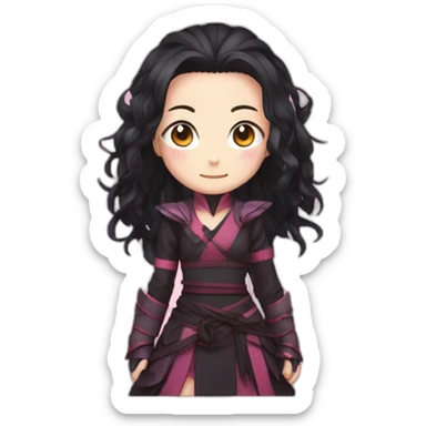 Nezuko demon sticker