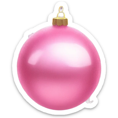aesthetic pink christmas sticker