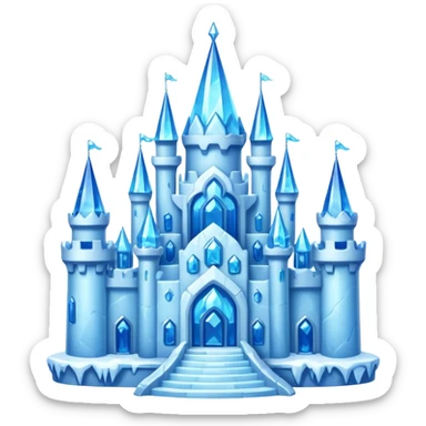 Ice Kingdom palace sticker