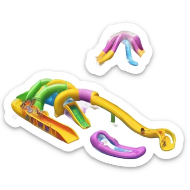 Water park sticker