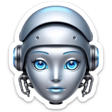 AI robot character Trixy sticker