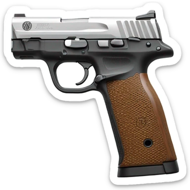 Smith and Wesson 40 gun  sticker
