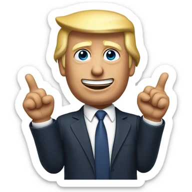 Trump saying fafo  sticker