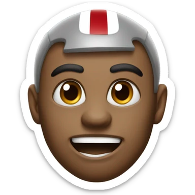 Brutus the buckeye head sticker