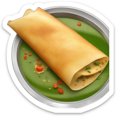 dosa south indian dish sticker