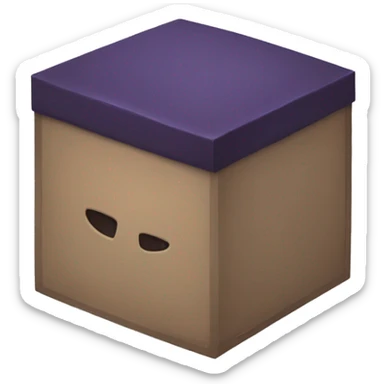 The void. The box. The magic.  sticker