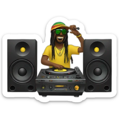 Reggae Soundsystem sticker