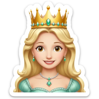 glinda the good crown sticker