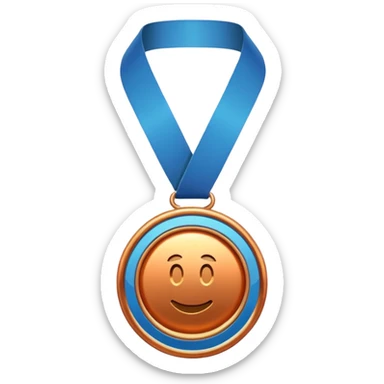 sixth place medal emoji sticker