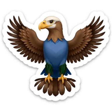 Hogwarts Ravenclaw brown Eagle sticker
