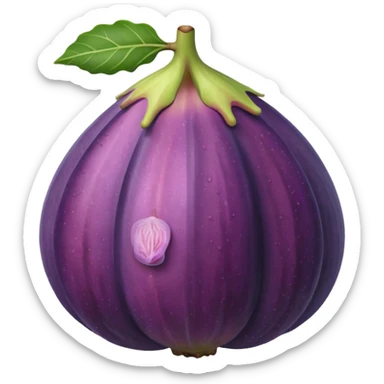 Fig fruit sticker