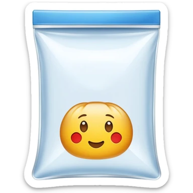 ziplock bag sticker