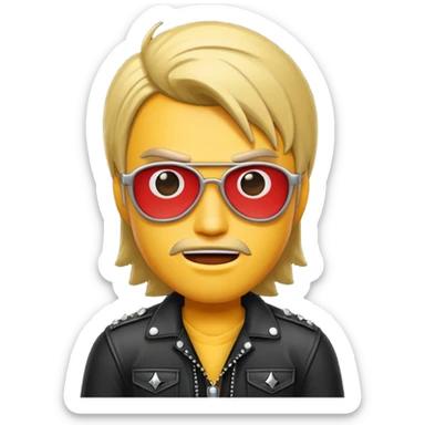 rockstar man sticker