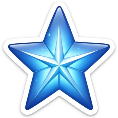 blue star emoji sticker