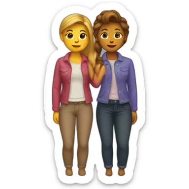 lesbian love sticker