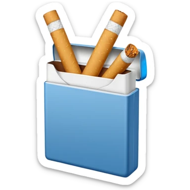 pack of cigarettes, no text sticker