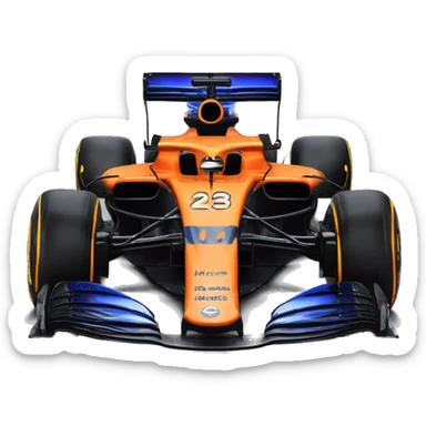 MCL38, the 2024 team McLaren car for formula 1 sticker