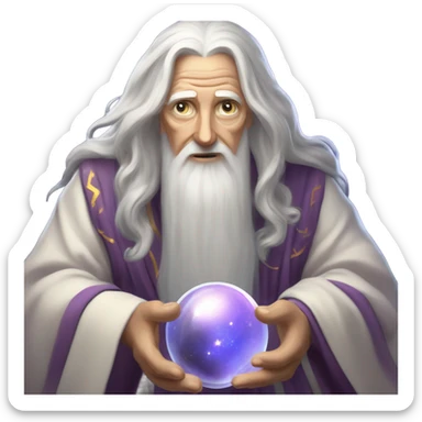 "wise old psychic" sticker