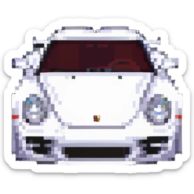 porsche sports car sticker