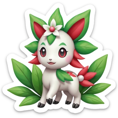 Meloetta-Shaymin-Pokémon-Fakémon-creature sticker