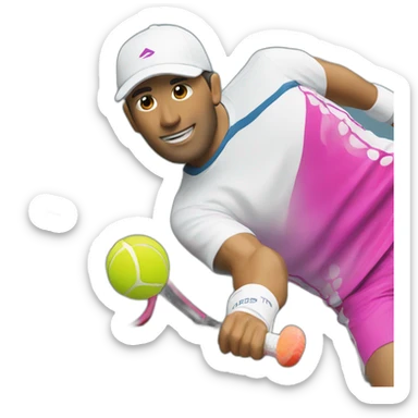 padel player sticker