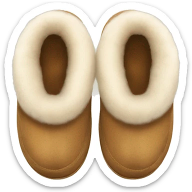 UGG slippers  sticker