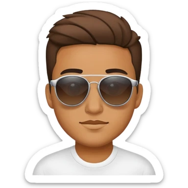 Kaleb with awesome sunglasses sticker