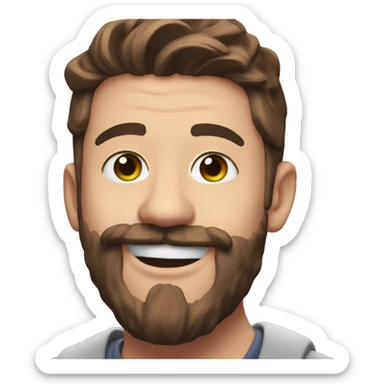 mrbeast in real life with facial hair sticker