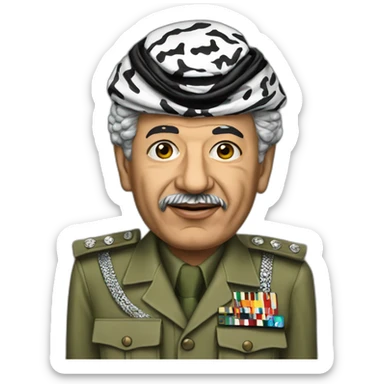 yasser arafat sticker