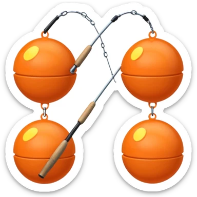 fishing float sticker