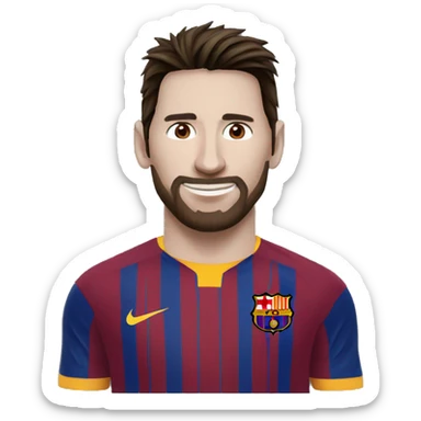 Messi qui hurle  sticker