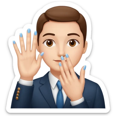 business client hand doing ☝️ sticker