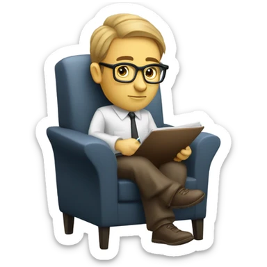 white psychologist sticker