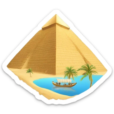 Pyramide of Egypt sticker