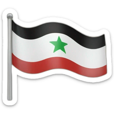 Syrian Flag sticker