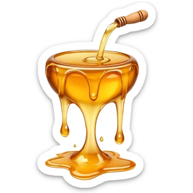 Miel fondu sticker